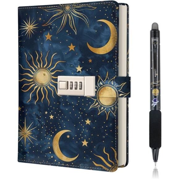 Diary with Lock for Boys Girls  Password Locked Journal Notebook - Picture 1 of 6